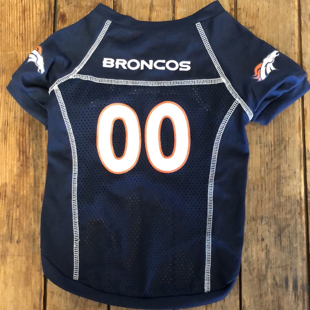Broncos pet  jersey